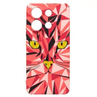 Чехол-накладка для Xiaomi Redmi Note 13 4G Global - (145)  (розовый) Luxo Creative
