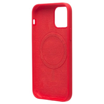 Чехол-накладка для Apple iPhone 12/iPhone 12 Pro (красный) - SM003 SafeMag Soft Touch с анимацией