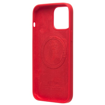 Чехол-накладка для Apple iPhone 13 Pro Max (красный) - SM003 SafeMag Soft Touch с анимацией