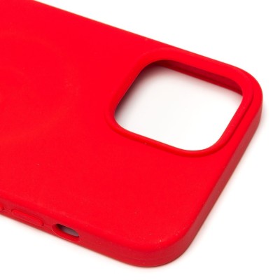 Чехол-накладка для Apple iPhone 13 Pro Max (красный) - SM003 SafeMag Soft Touch с анимацией