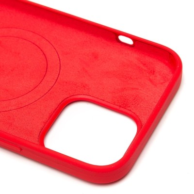 Чехол-накладка для Apple iPhone 13 Pro Max (красный) - SM003 SafeMag Soft Touch с анимацией