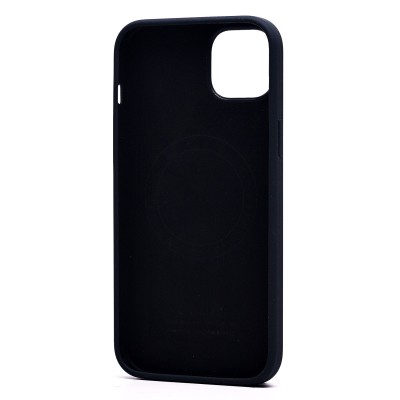 Чехол-накладка для Apple iPhone 14 Plus (черный) - SM003 SafeMag Soft Touch с анимацией