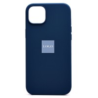 Чехол-накладка для Apple iPhone 14 Plus (темно-синий) - SM003 SafeMag Soft Touch с анимацией