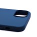 Чехол-накладка для Apple iPhone 14 Plus (темно-синий) - SM003 SafeMag Soft Touch с анимацией