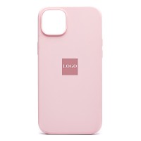 Чехол-накладка для Apple iPhone 14 Plus (светло-розовый) - SM003 SafeMag Soft Touch с анимацией