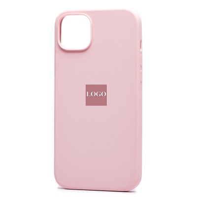 Чехол-накладка для Apple iPhone 14 Plus (светло-розовый) - SM003 SafeMag Soft Touch с анимацией