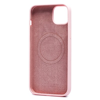 Чехол-накладка для Apple iPhone 14 Plus (светло-розовый) - SM003 SafeMag Soft Touch с анимацией