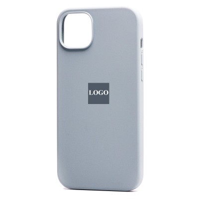 Чехол-накладка для Apple iPhone 14 Plus (мятный) - SM003 SafeMag Soft Touch с анимацией