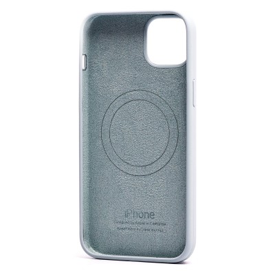 Чехол-накладка для Apple iPhone 14 Plus (мятный) - SM003 SafeMag Soft Touch с анимацией
