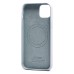 Чехол-накладка для Apple iPhone 14 Plus (мятный) - SM003 SafeMag Soft Touch с анимацией