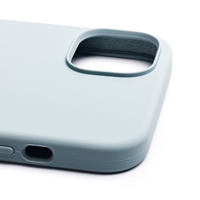 Чехол-накладка для Apple iPhone 14 Plus (мятный) - SM003 SafeMag Soft Touch с анимацией
