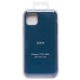 Чехол-накладка для Apple iPhone 11 Pro Max (аляскинский синий) [ORG] Soft Touch