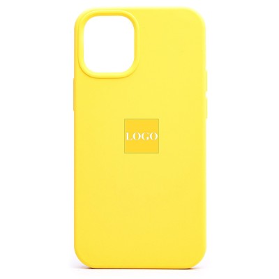 Чехол-накладка для Apple iPhone 12 mini (желтый) [ORG] Soft Touch