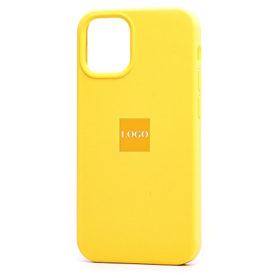 Чехол-накладка для Apple iPhone 12 mini (желтый) [ORG] Soft Touch