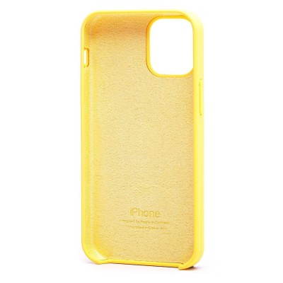 Чехол-накладка для Apple iPhone 12 mini (желтый) [ORG] Soft Touch