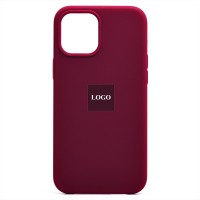Чехол-накладка для Apple iPhone 12 Pro Max (бордовый) [ORG] Soft Touch