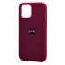 Чехол-накладка для Apple iPhone 12 Pro Max (бордовый) [ORG] Soft Touch