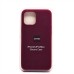 Чехол-накладка для Apple iPhone 12 Pro Max (бордовый) [ORG] Soft Touch