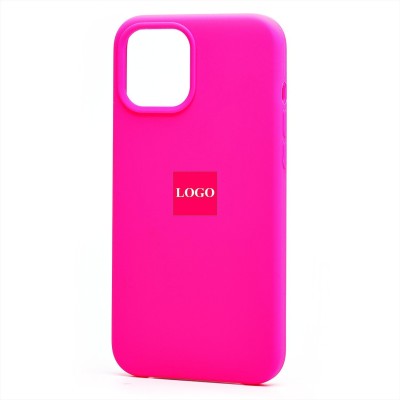 Чехол-накладка для Apple iPhone 12 Pro Max (темно-розовый) [ORG] Soft Touch