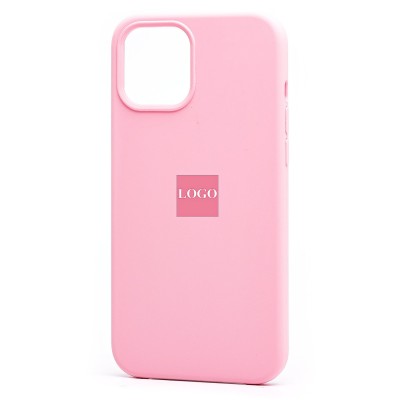Чехол-накладка для Apple iPhone 12 Pro Max (светло-розовый) [ORG] Soft Touch