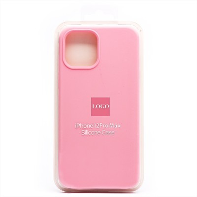 Чехол-накладка для Apple iPhone 12 Pro Max (светло-розовый) [ORG] Soft Touch
