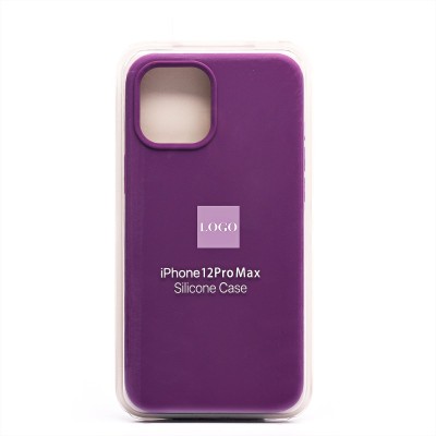 Чехол-накладка для Apple iPhone 12 Pro Max (фиолетовый) [ORG] Soft Touch