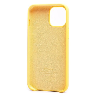 Чехол-накладка для Apple iPhone 12 Pro Max (желтый) [ORG] Soft Touch