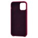Чехол-накладка для Apple iPhone 12 (бордовый) [ORG] Soft Touch