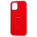 Чехол-накладка для Apple iPhone 12 (красный) [ORG] Soft Touch