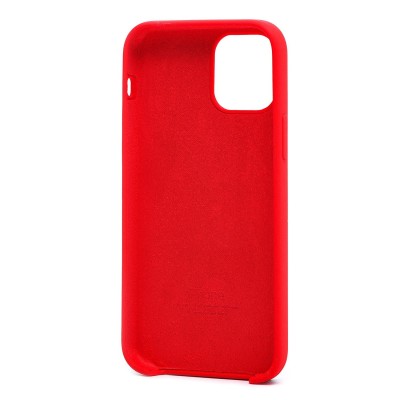 Чехол-накладка для Apple iPhone 12 (красный) [ORG] Soft Touch