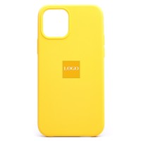 Чехол-накладка для Apple iPhone 12 (желтый) [ORG] Soft Touch