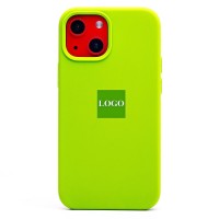 Чехол-накладка для Apple iPhone 13 mini (зеленый) [ORG] Soft Touch