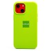 Чехол-накладка для Apple iPhone 13 mini (зеленый) [ORG] Soft Touch