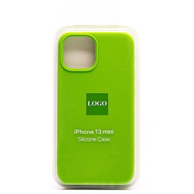 Чехол-накладка для Apple iPhone 13 mini (зеленый) [ORG] Soft Touch