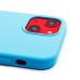 Чехол-накладка для Apple iPhone 13 mini (голубой) [ORG] Soft Touch