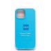Чехол-накладка для Apple iPhone 13 mini (голубой) [ORG] Soft Touch