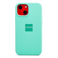 Чехол-накладка для Apple iPhone 13 mini (мятный) [ORG] Soft Touch