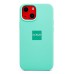 Чехол-накладка для Apple iPhone 13 mini (мятный) [ORG] Soft Touch