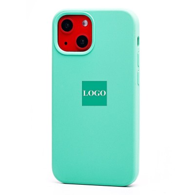Чехол-накладка для Apple iPhone 13 mini (мятный) [ORG] Soft Touch