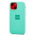 Чехол-накладка для Apple iPhone 13 mini (мятный) [ORG] Soft Touch