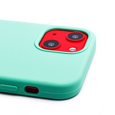 Чехол-накладка для Apple iPhone 13 mini (мятный) [ORG] Soft Touch