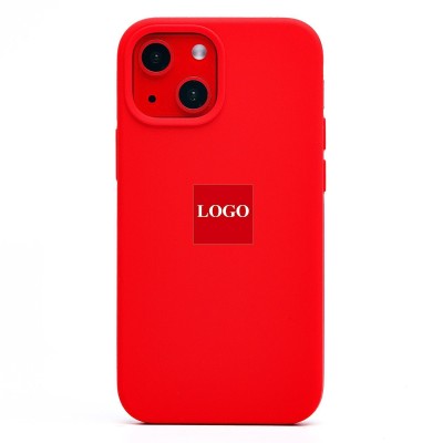 Чехол-накладка для Apple iPhone 13 mini (красный) [ORG] Soft Touch