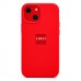 Чехол-накладка для Apple iPhone 13 mini (красный) [ORG] Soft Touch