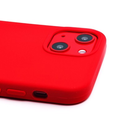 Чехол-накладка для Apple iPhone 13 mini (красный) [ORG] Soft Touch