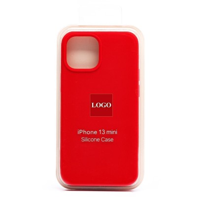 Чехол-накладка для Apple iPhone 13 mini (красный) [ORG] Soft Touch