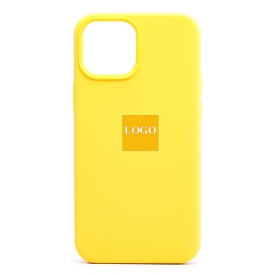 Чехол-накладка для Apple iPhone 13 mini (желтый) [ORG] Soft Touch