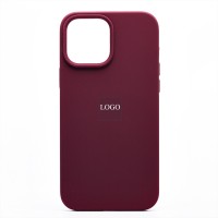 Чехол-накладка для Apple iPhone 13 Pro Max (бордовый) [ORG] Soft Touch