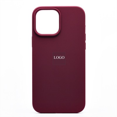 Чехол-накладка для Apple iPhone 13 Pro Max (бордовый) [ORG] Soft Touch