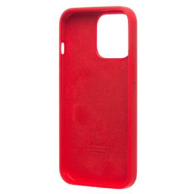 Чехол-накладка для Apple iPhone 13 Pro (красный) [ORG] Soft Touch