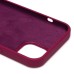 Чехол-накладка для Apple iPhone 14 Plus (бордовый) [ORG] Soft Touch